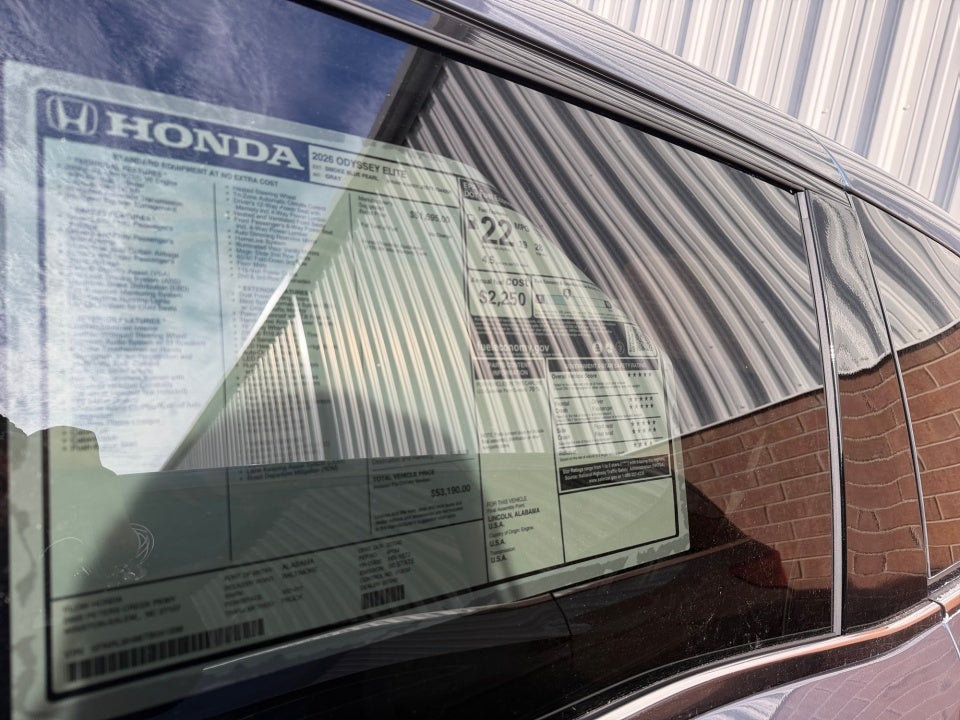 2026 Honda Odyssey Elite