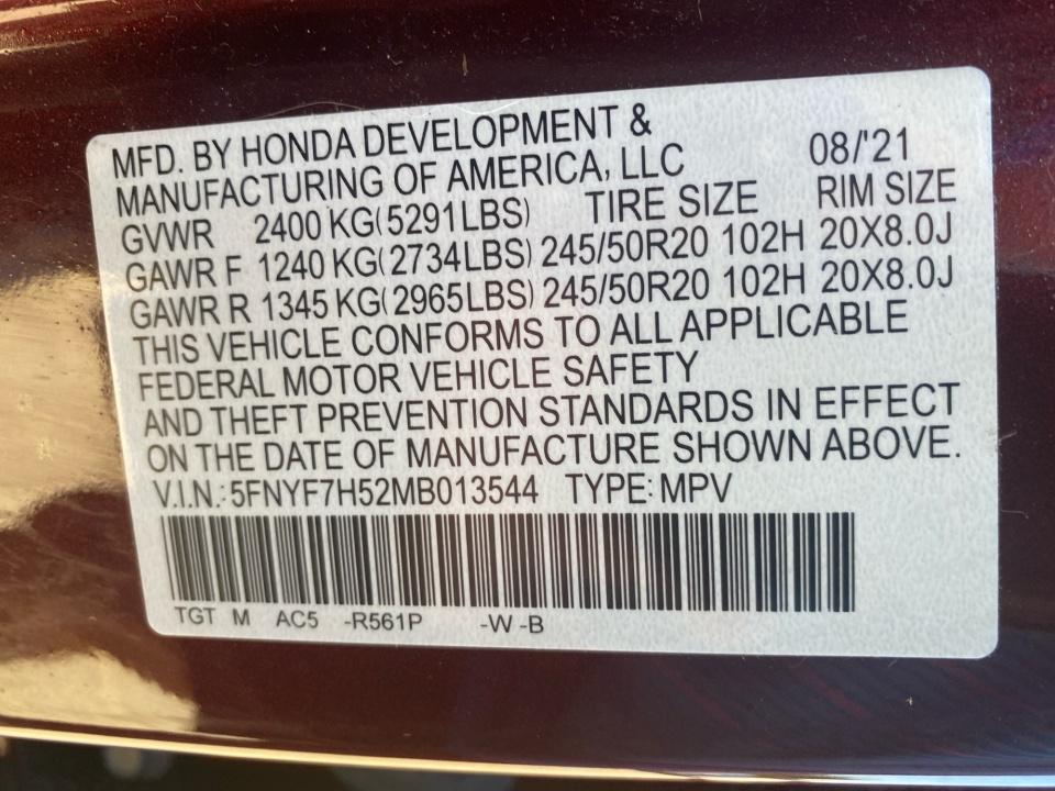 2021 Honda Passport EX-L