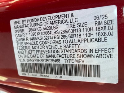 2026 Honda Passport AWD RTL