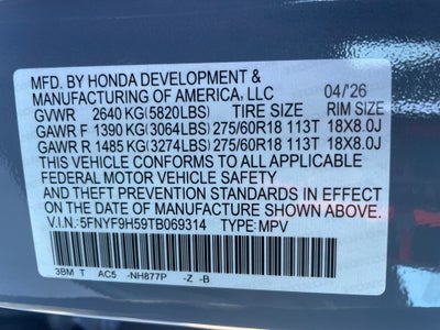 2026 Honda Passport AWD TrailSport