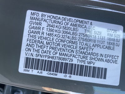2026 Honda Passport TrailSport Elite Blackout