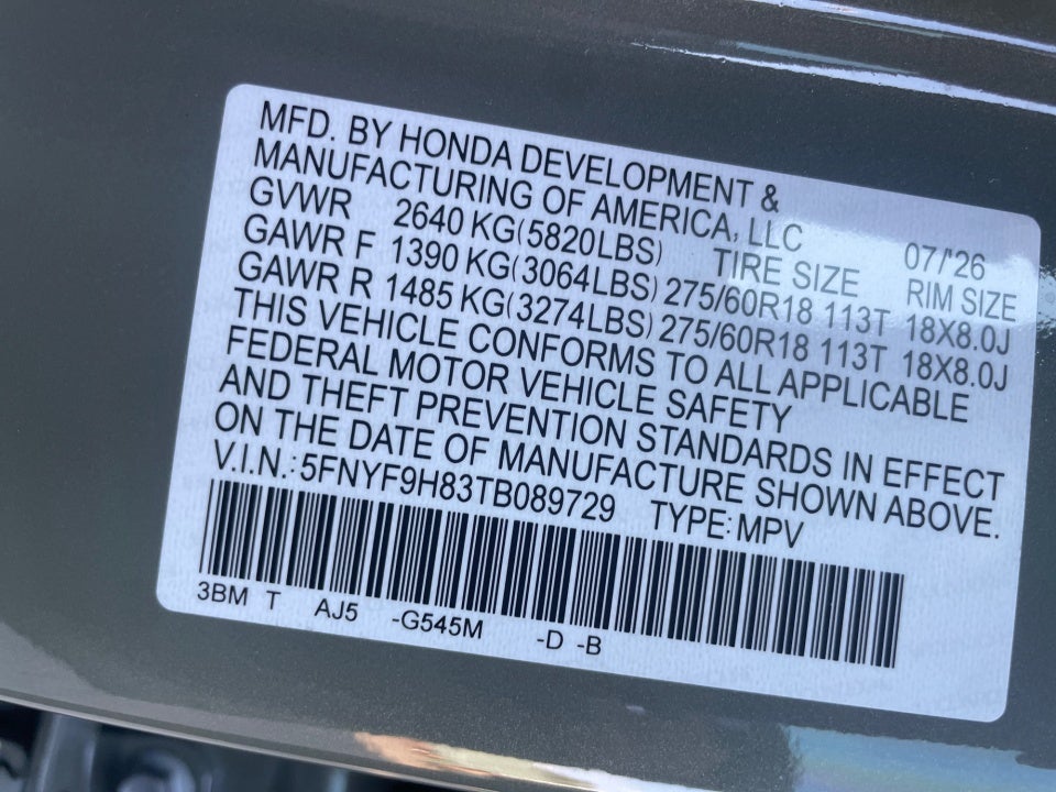 2026 Honda Passport TrailSport Elite Blackout