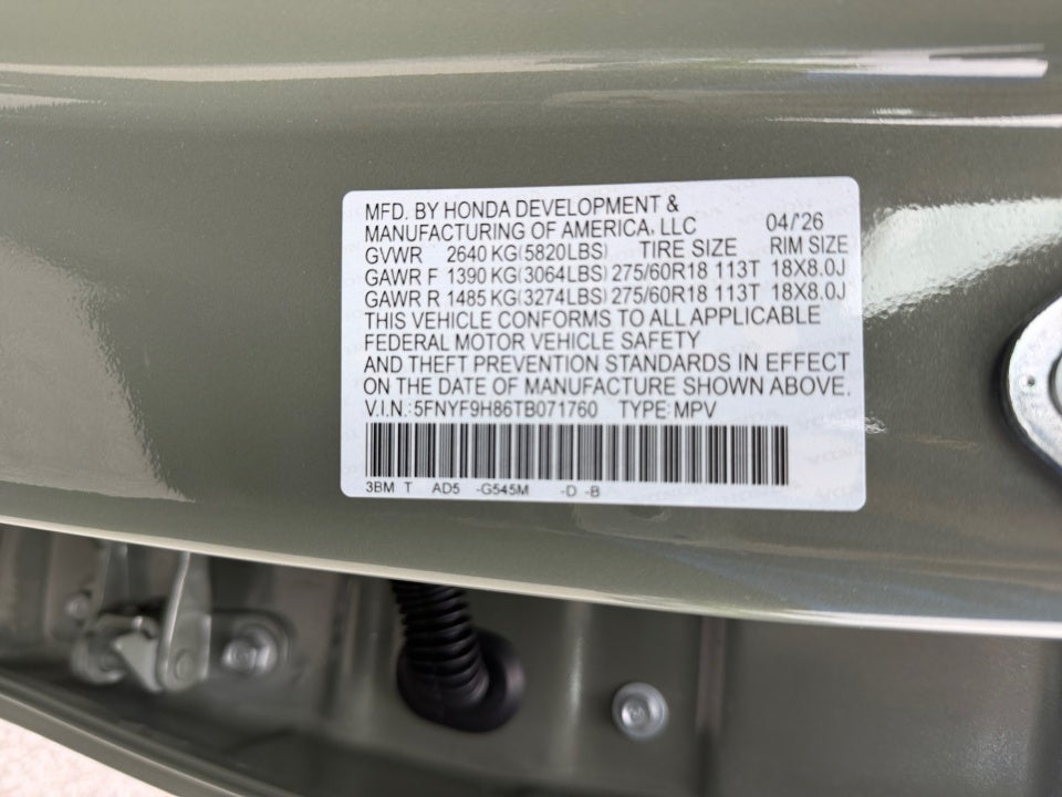 2026 Honda Passport AWD TrailSport Elite