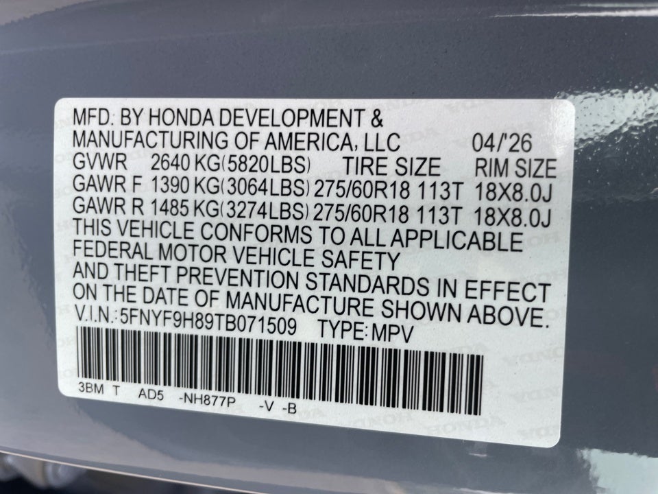 2026 Honda Passport AWD TrailSport Elite