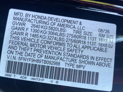 2026 Honda Passport TrailSport Elite