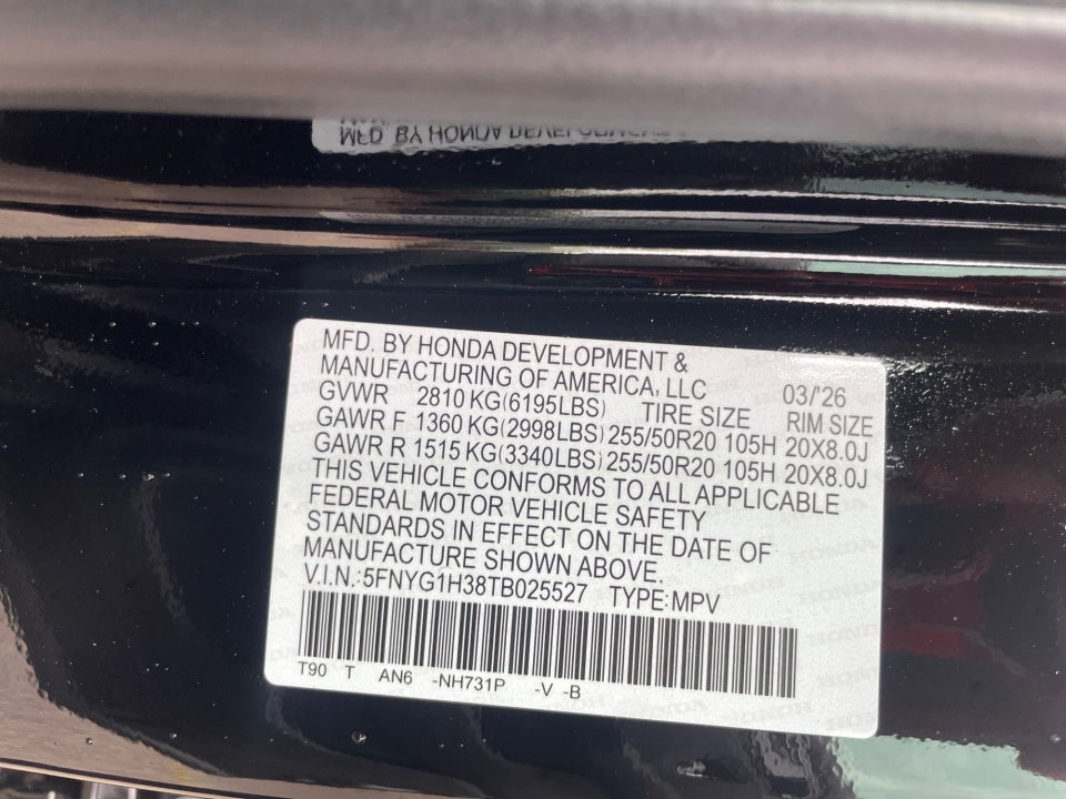 2026 Honda Pilot Sport