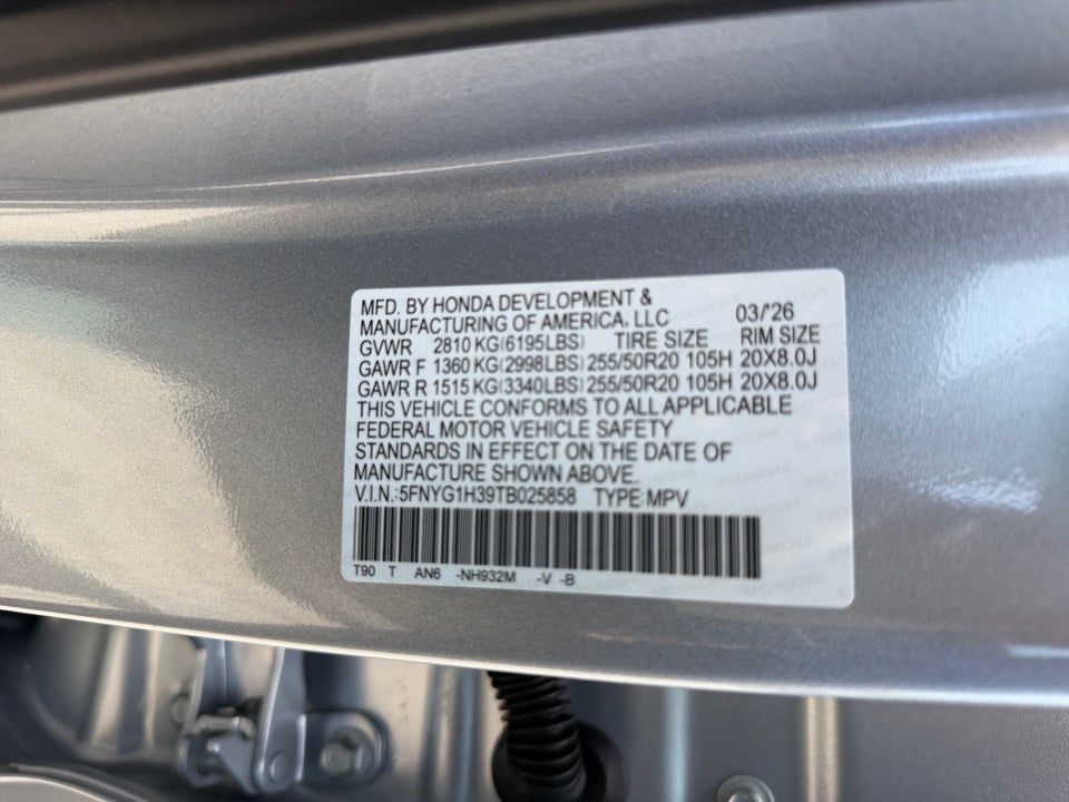 2026 Honda Pilot Sport
