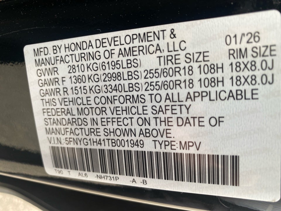 2026 Honda Pilot EX-L