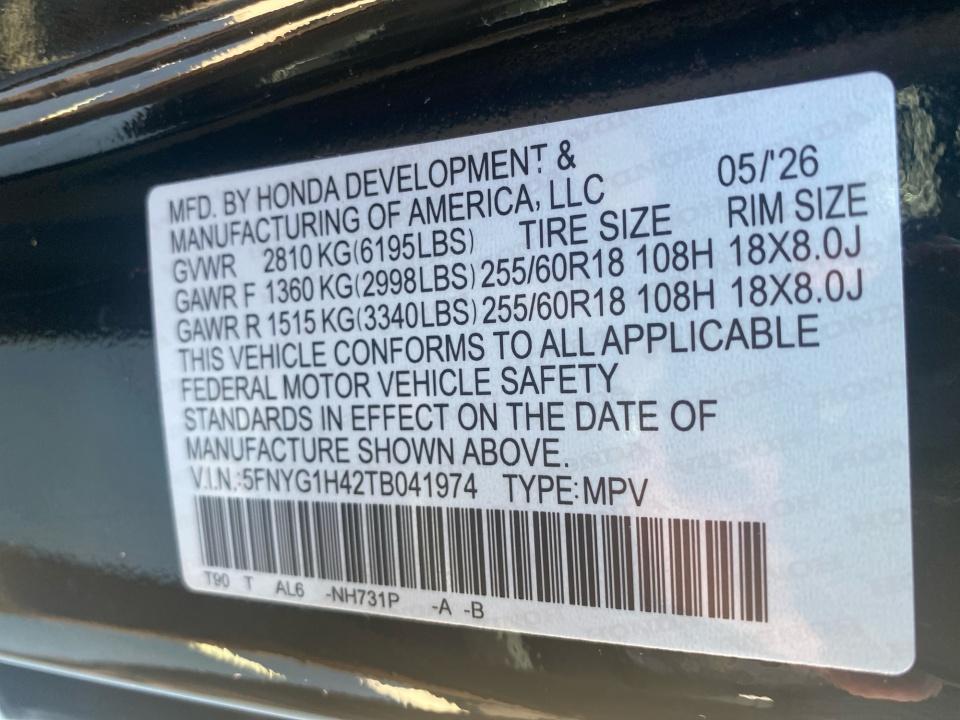 2026 Honda Pilot EX-L