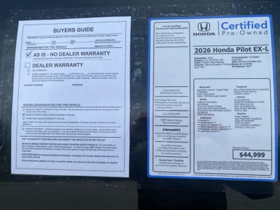 2026 Honda Pilot EX-L