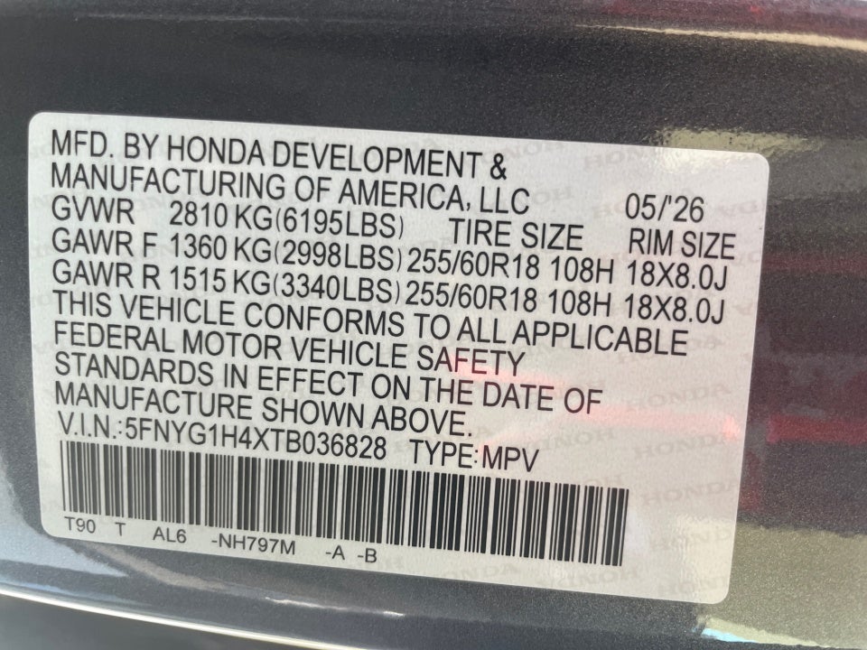 2026 Honda Pilot EX-L