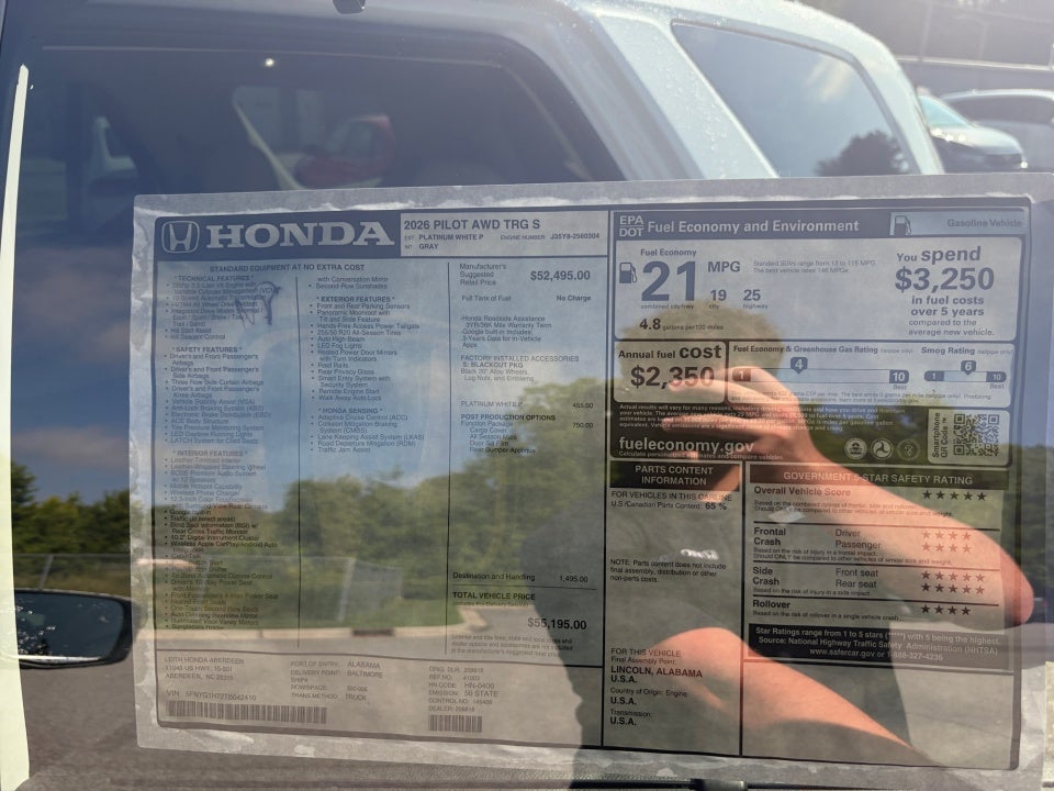2026 Honda Pilot Touring
