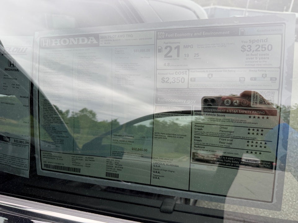 2026 Honda Pilot Touring