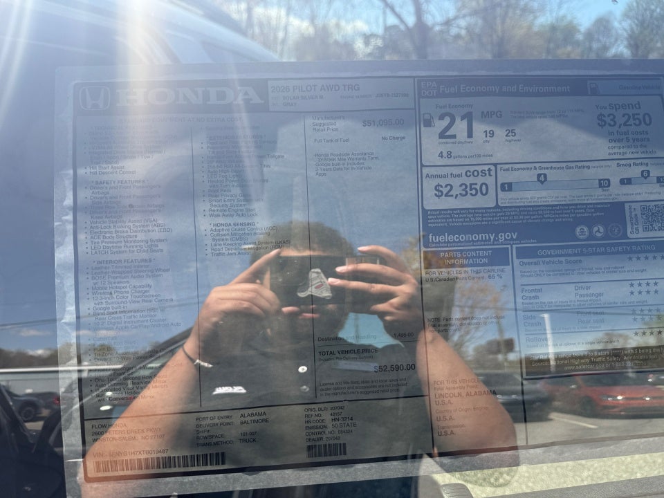 2026 Honda Pilot Touring