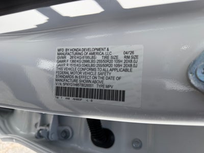 2026 Honda Pilot Elite