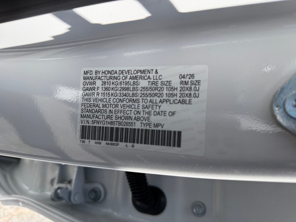 2026 Honda Pilot Elite