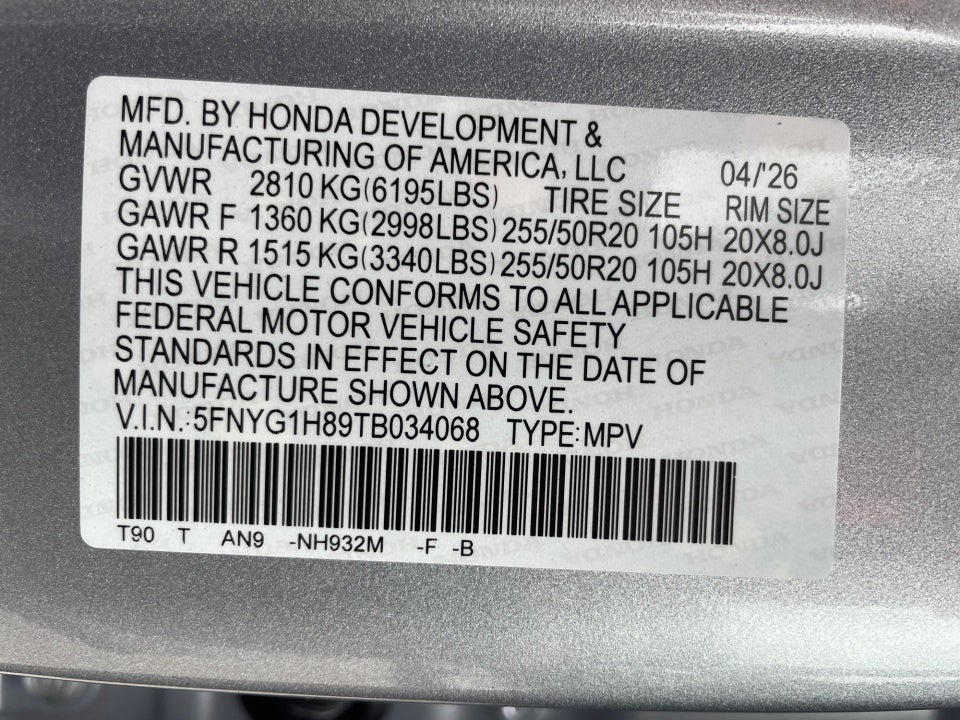 2026 Honda Pilot Elite