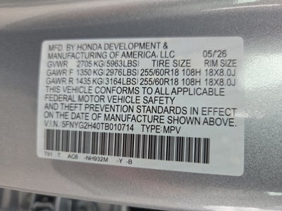 2026 Honda Pilot EX-L