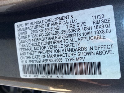 2024 Honda Pilot EX-L 8 Passenger