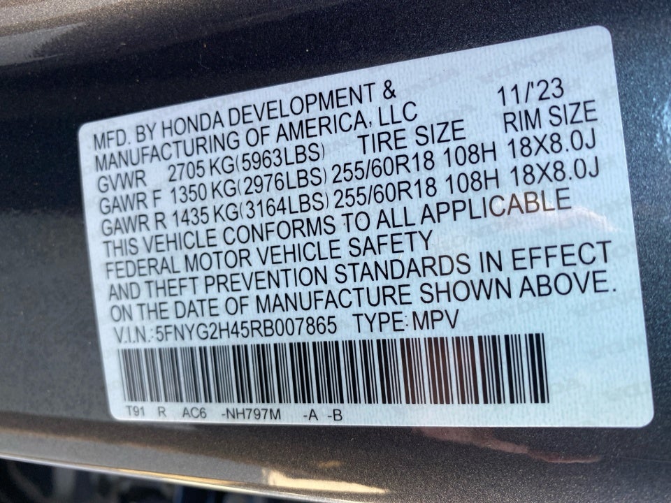2024 Honda Pilot EX-L 8 Passenger