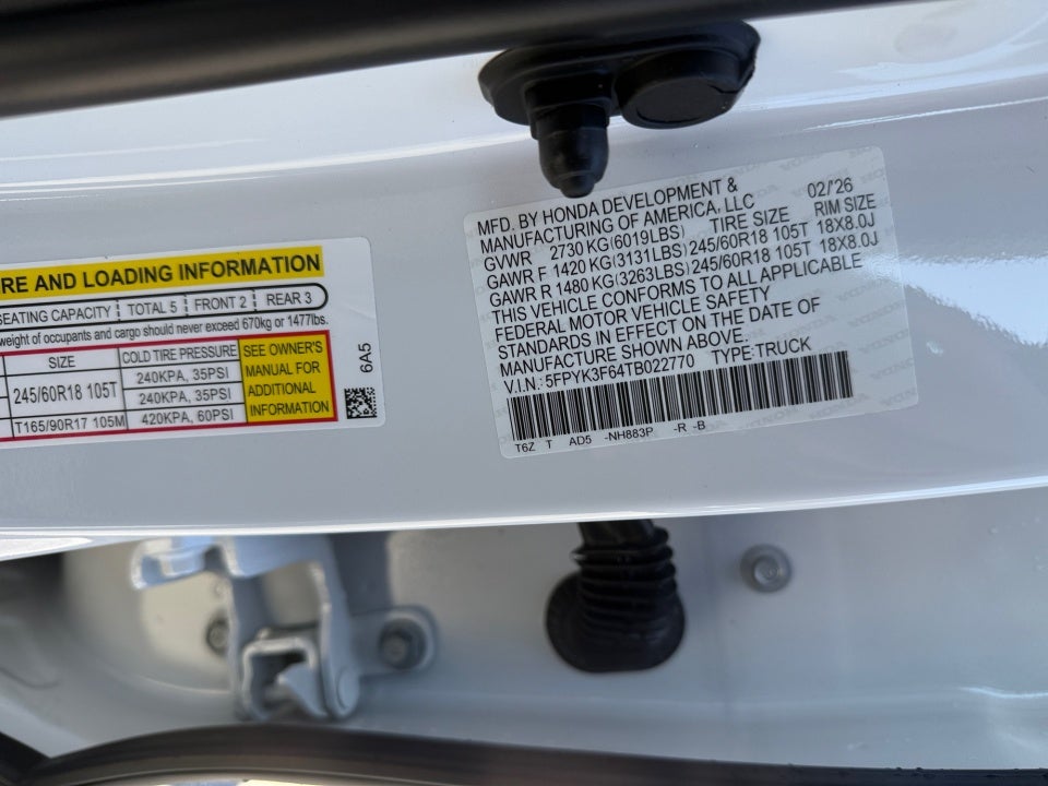 2026 Honda Ridgeline TrailSport