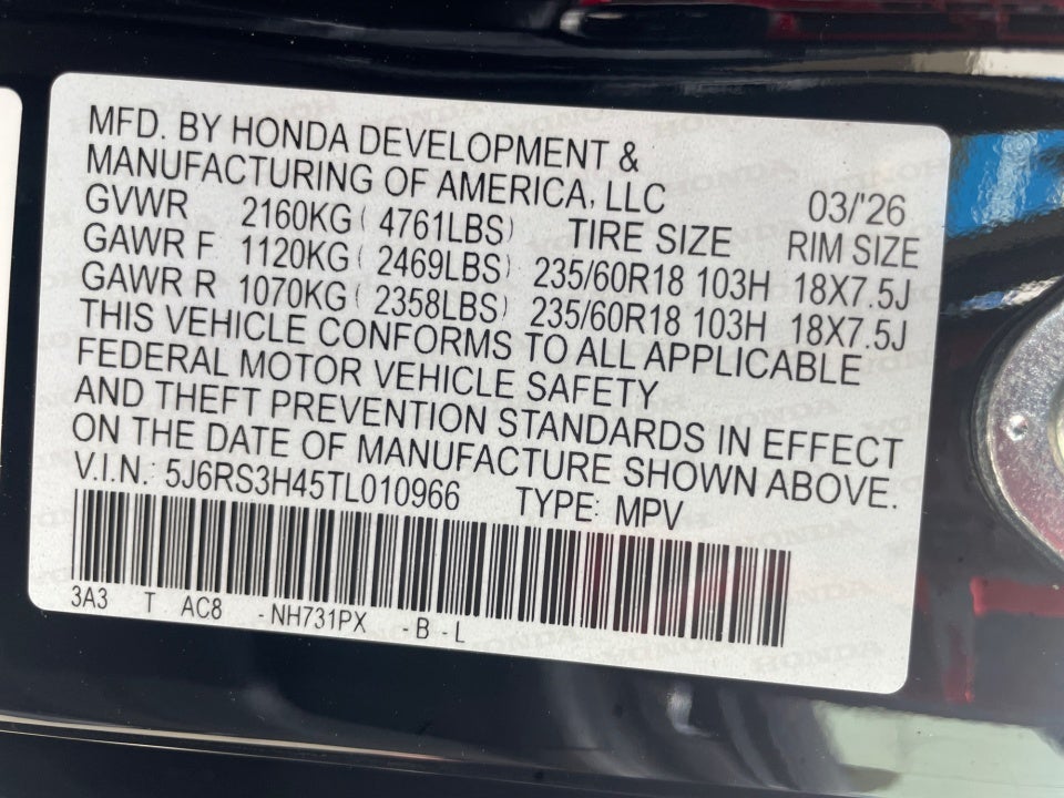 2026 Honda CR-V EX 2WD