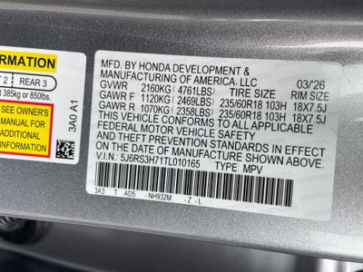 2026 Honda CR-V EX-L 2WD