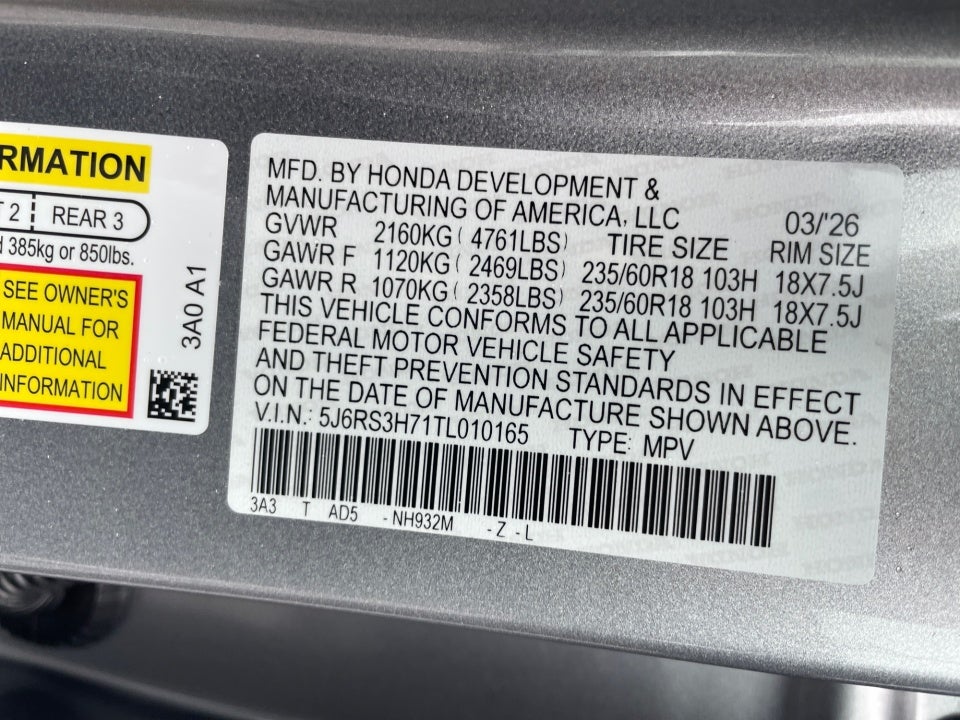 2026 Honda CR-V EX-L 2WD