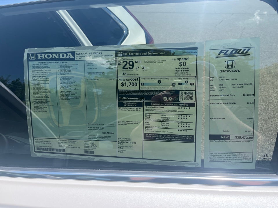 2026 Honda CR-V LX