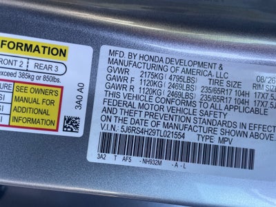 2026 Honda CR-V LX