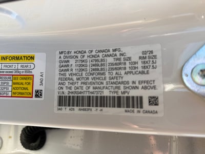 2026 Honda CR-V EX-L AWD