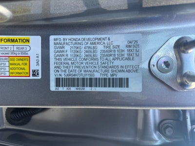 2026 Honda CR-V EX-L AWD