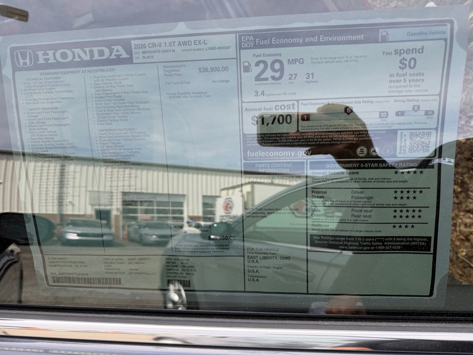 2026 Honda CR-V EX-L AWD