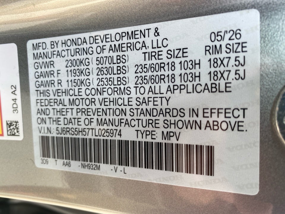 2026 Honda CR-V Hybrid Sport