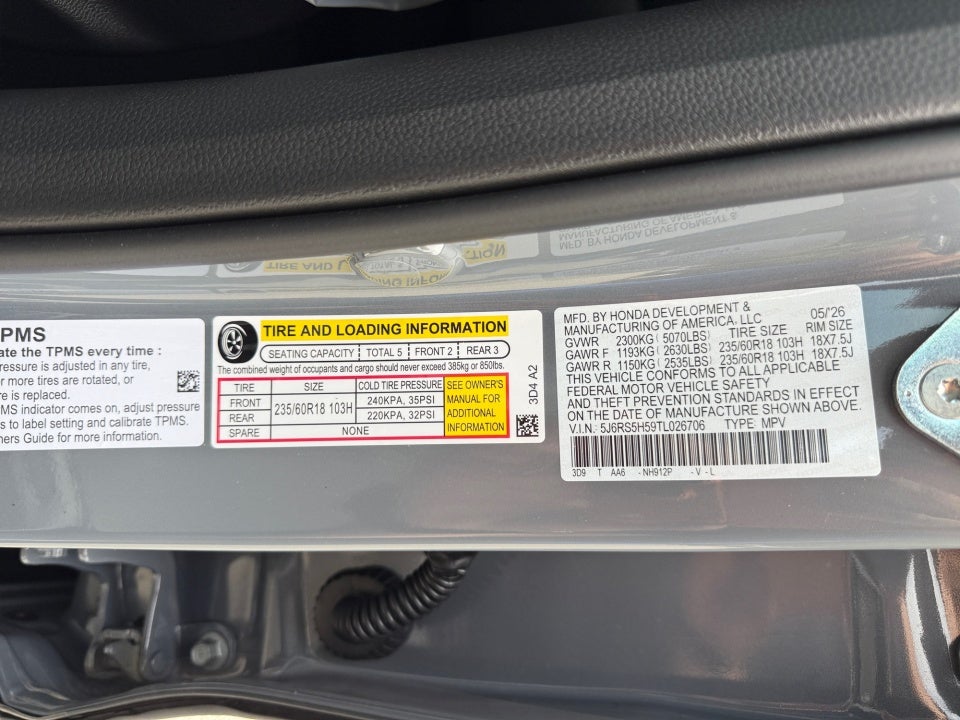 2026 Honda CR-V Hybrid 2WD Sport