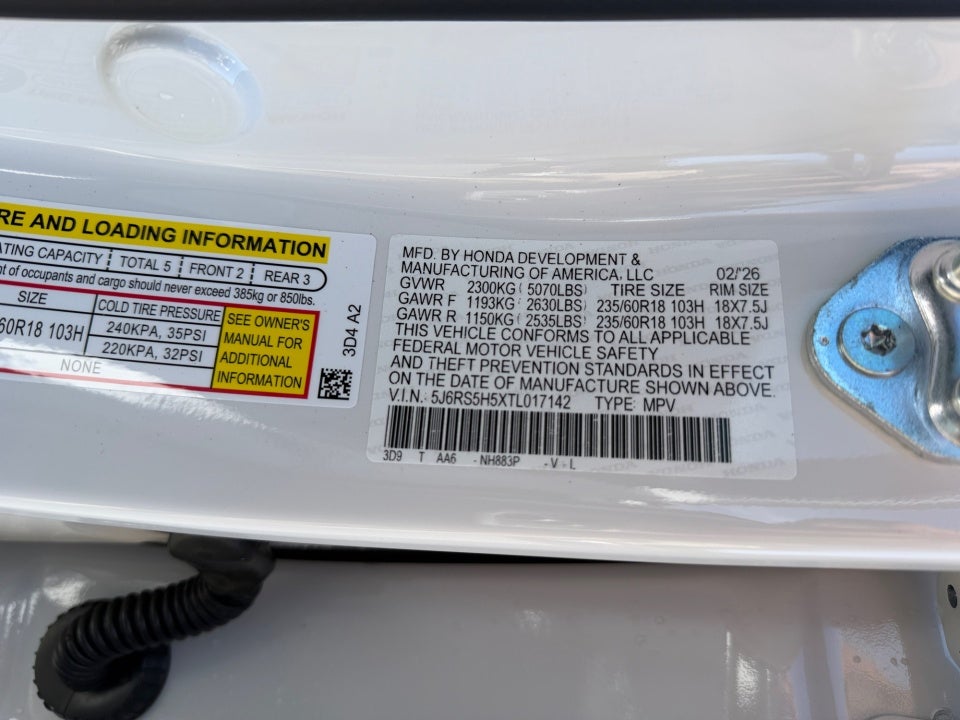 2026 Honda CR-V Hybrid 2WD Sport