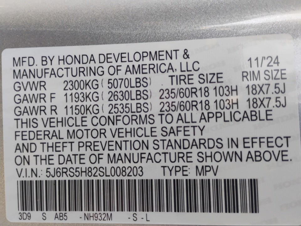2025 Honda CR-V Hybrid Sport-L