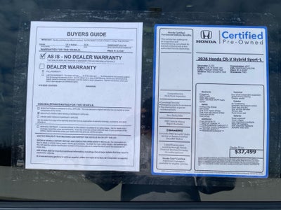 2026 Honda CR-V Hybrid 2WD Sport-L