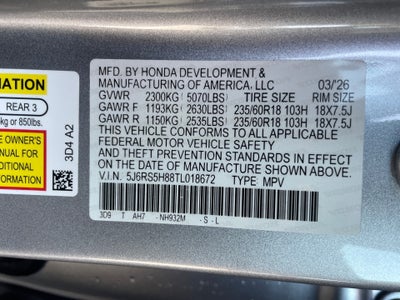 2026 Honda CR-V Hybrid 2WD Sport-L