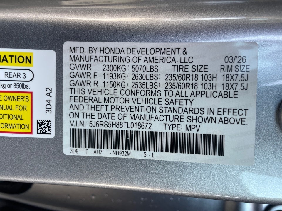 2026 Honda CR-V Hybrid 2WD Sport-L