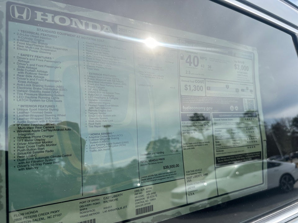 2025 Honda CR-V Hybrid Sport-L