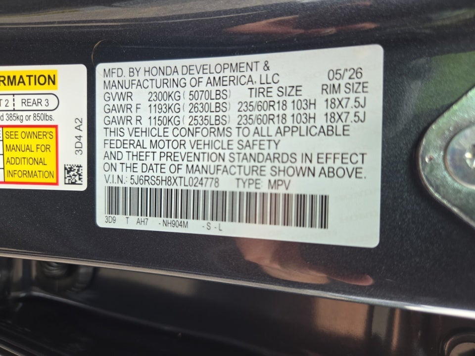 2026 Honda CR-V Hybrid 2WD Sport-L