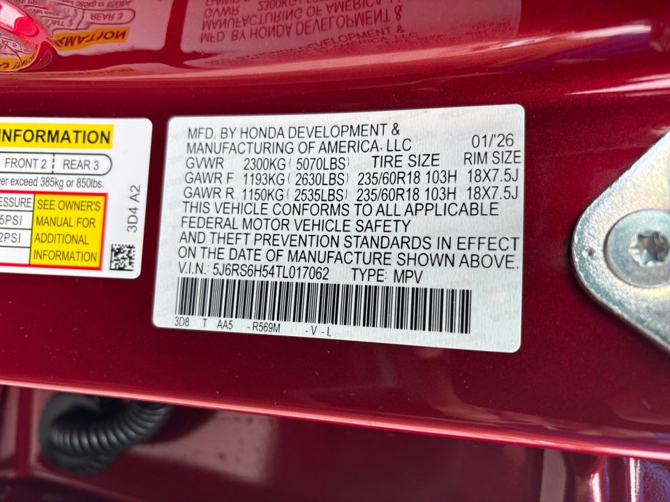 2026 Honda CR-V Hybrid AWD Sport