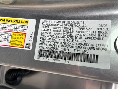 2026 Honda CR-V Hybrid Sport-L