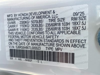 2026 Honda CR-V Hybrid AWD Sport-L