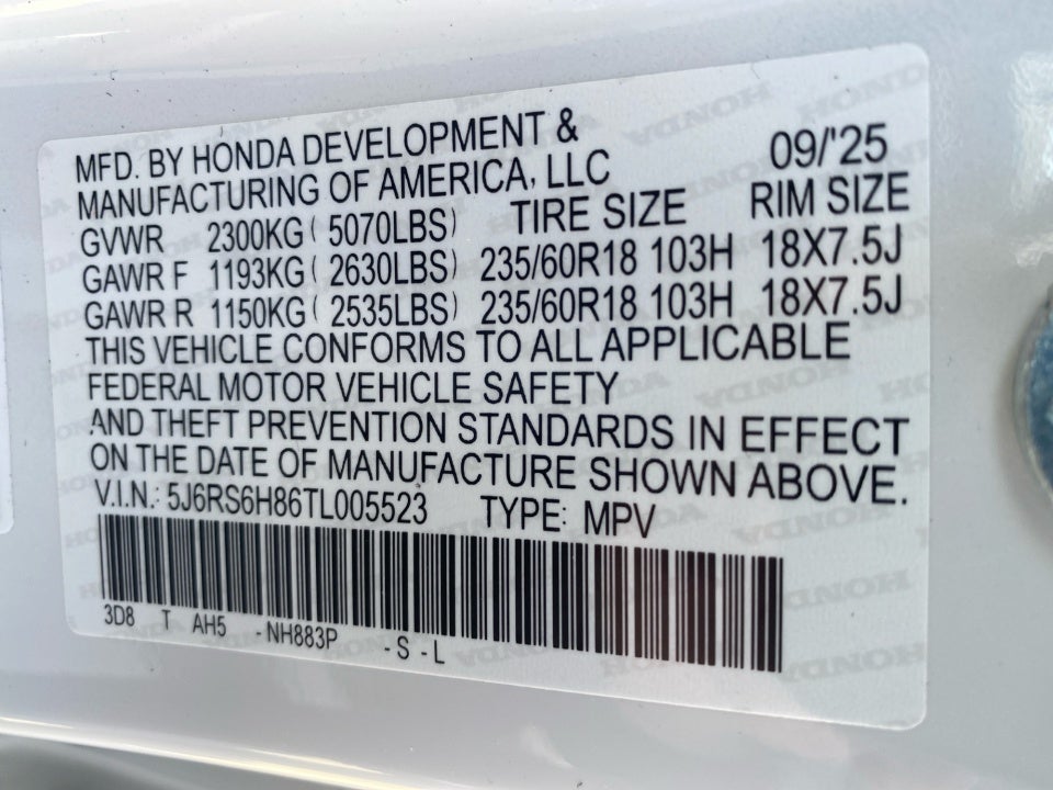 2026 Honda CR-V Hybrid AWD Sport-L