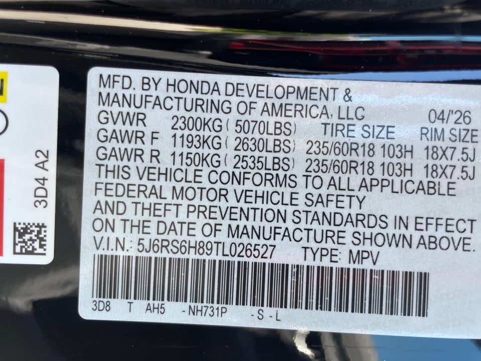 2026 Honda CR-V Hybrid AWD Sport-L
