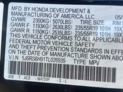 2026 Honda CR-V Hybrid Sport Touring