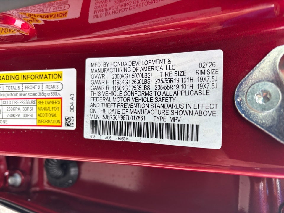 2026 Honda CR-V Hybrid AWD Sport Touring