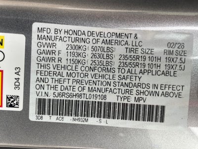 2026 Honda CR-V Hybrid AWD Sport Touring